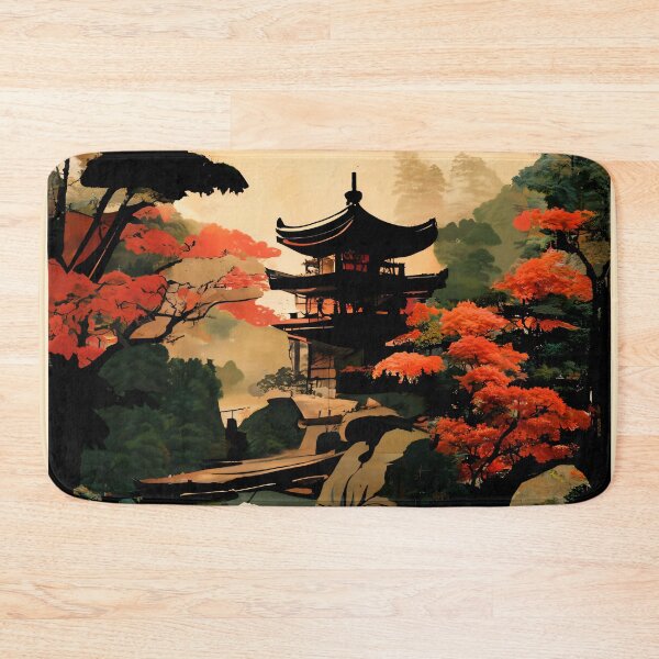 Item preview, Traditional Japanese Temple Garden Landscape designed and sold by entwithanaxe.