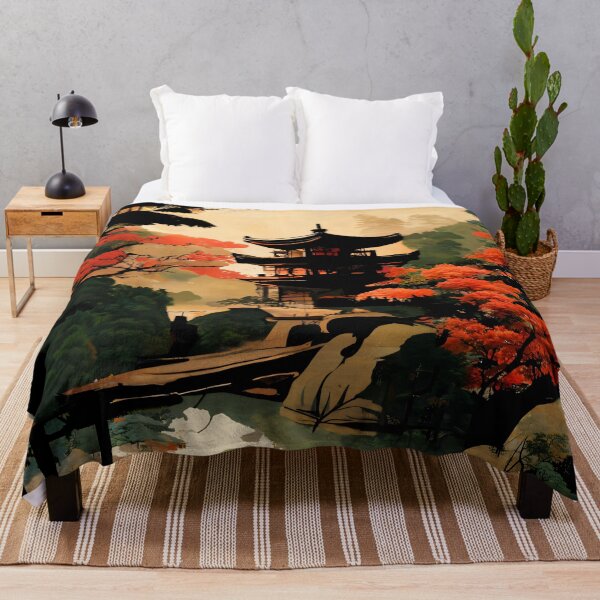 Item preview, Traditional Japanese Temple Garden Landscape designed and sold by entwithanaxe.