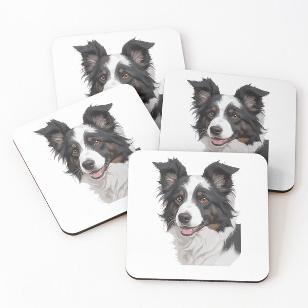 Artikelvorschau, Majestätisches Border-Collie-Porträt: Eine meisterhafte Darstellung entworfen und verkauft von LoveSecrets.
