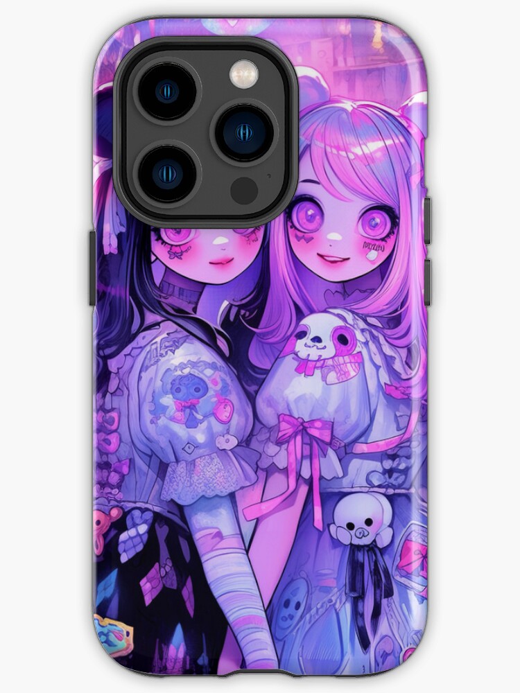 Kawaii Anime Pink Girl IPhone Case - Kawaii Fashion Shop