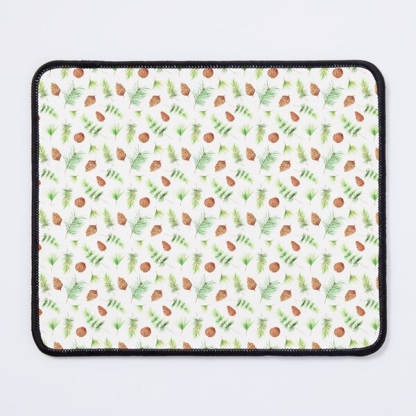 Item preview, Cute Green Pine Cone Pine Tree Christmas Woodland Pattern designed and sold by ArtMeetsPizza.