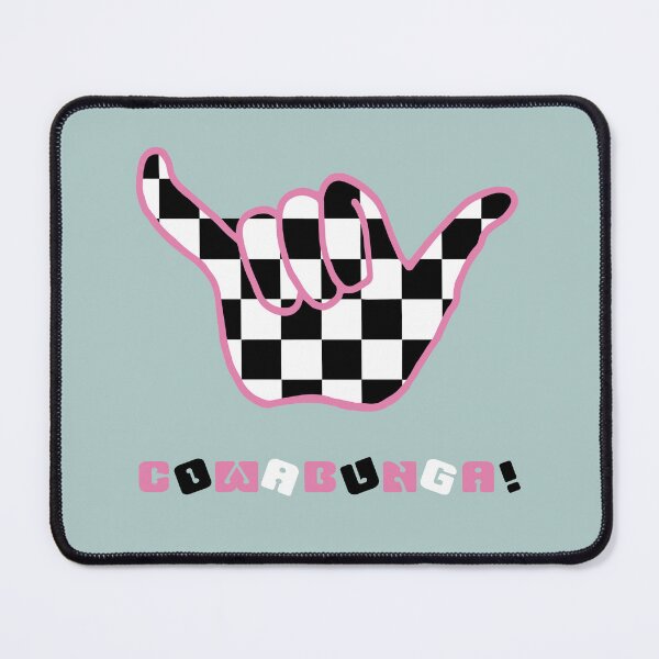 Item preview, Cowabunga! - Pink, Black & White designed and sold by Tim Veiga.