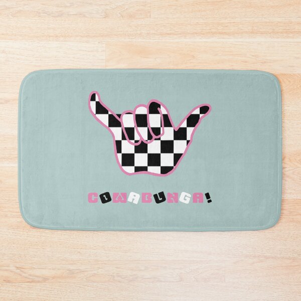 Item preview, Cowabunga! - Pink, Black & White designed and sold by Tim Veiga.