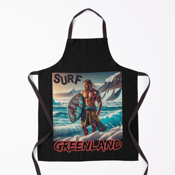 Item preview, Greenland Surfing Nuuk Hang Five Funny Arctic Surfers designed and sold by VinlandFashion.