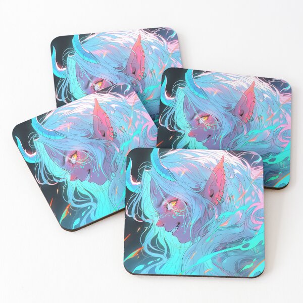 Item preview, Cool Blue Demon Anime Guy designed and sold by bubblegoth.