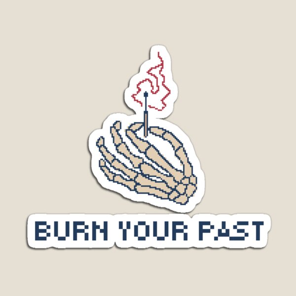 Artikelvorschau, Verbrenne deine Vergangenheit – 8-Bit-Pixel-Kunst entworfen und verkauft von pxlboy.