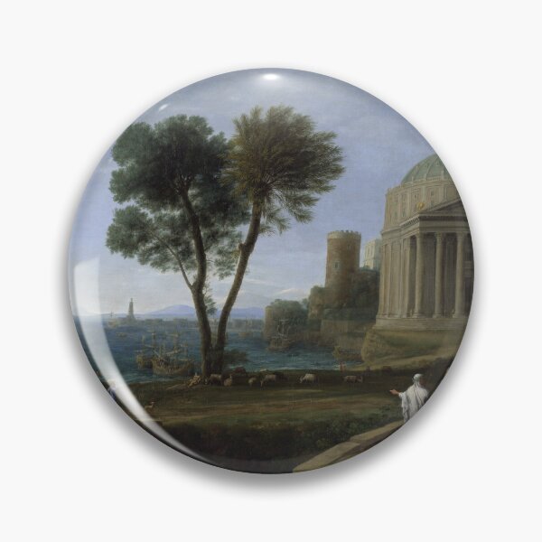 Item preview, Landscape with Aeneas at Delos (Claude Lorrain) designed and sold by ArtHistorical.