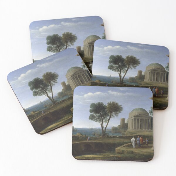 Item preview, Landscape with Aeneas at Delos (Claude Lorrain) designed and sold by ArtHistorical.