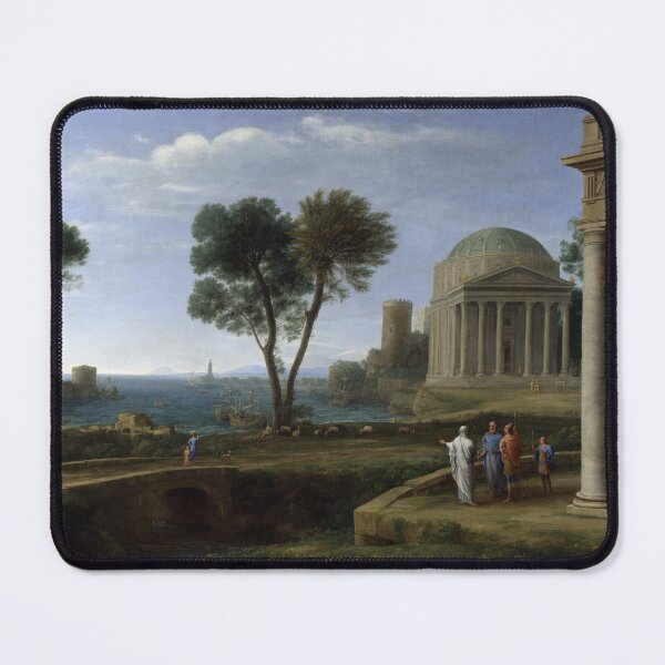 Item preview, Landscape with Aeneas at Delos (Claude Lorrain) designed and sold by ArtHistorical.