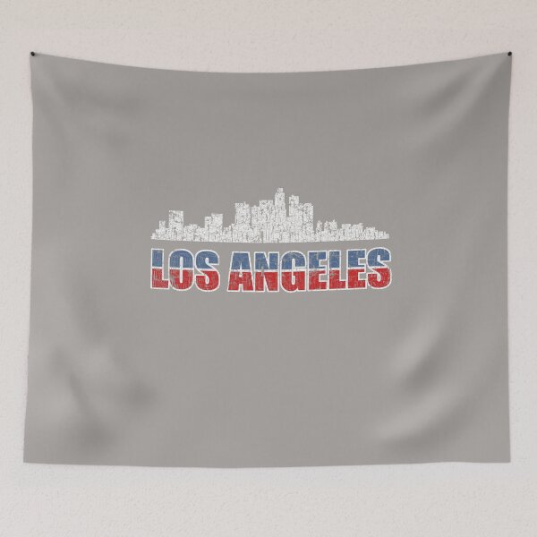Item preview, Los Angeles Skyline. Distressed Retro Vintage Illustration. designed and sold by STYLESYNDIKAT.