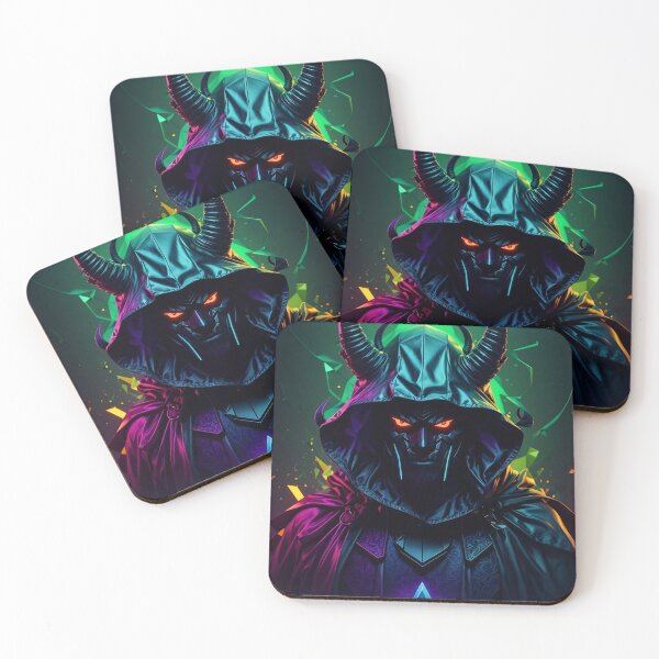 Item preview, Demon’s half-body with a black hood designed and sold by SothaStore.