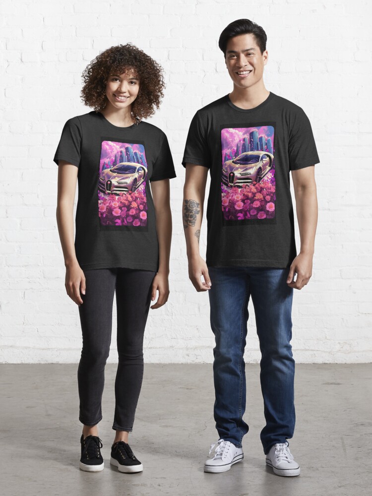 Bugatti in city Redbubble T-Shirt Essential | night with for Sale Blossoms\