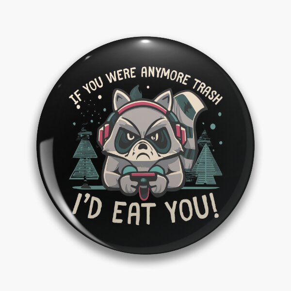 Item preview, Angry Gamer Raccoon designed and sold by Betteroffweird.
