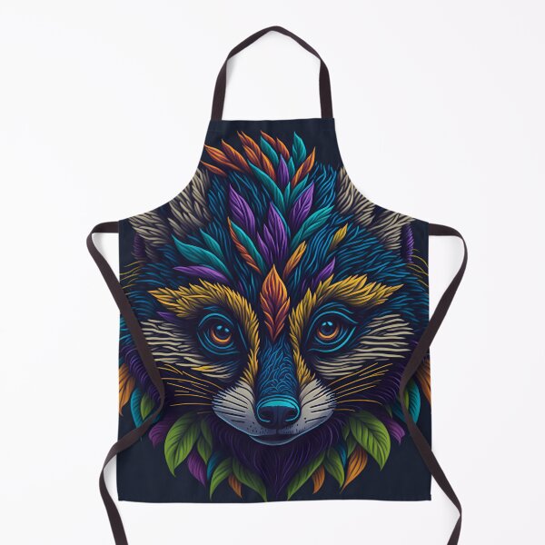 Item preview, "Raccoon Head Vector Art: A Whimsical 2D Masterpiece" designed and sold by Best-Art-32.
