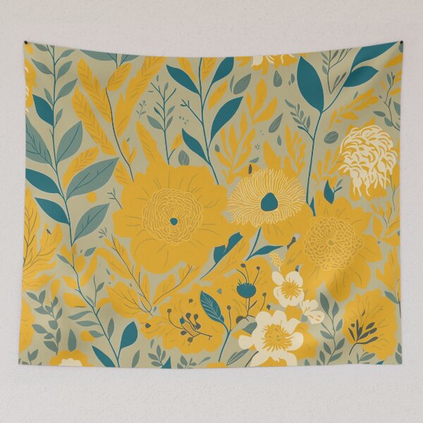 Item preview, Yellow Flowers Pattern designed and sold by Dragon2700.