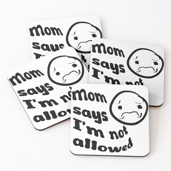Item preview, Mom says no designed and sold by Unironical.