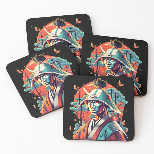 Item preview, Samurai Warrior From Japan Konnichiwa designed and sold by JurenArt.