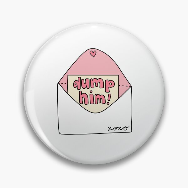Item preview, Dump Him Pink Envelope designed and sold by GraceMakes03.