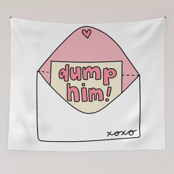 Item preview, Dump Him Pink Envelope designed and sold by GraceMakes03.