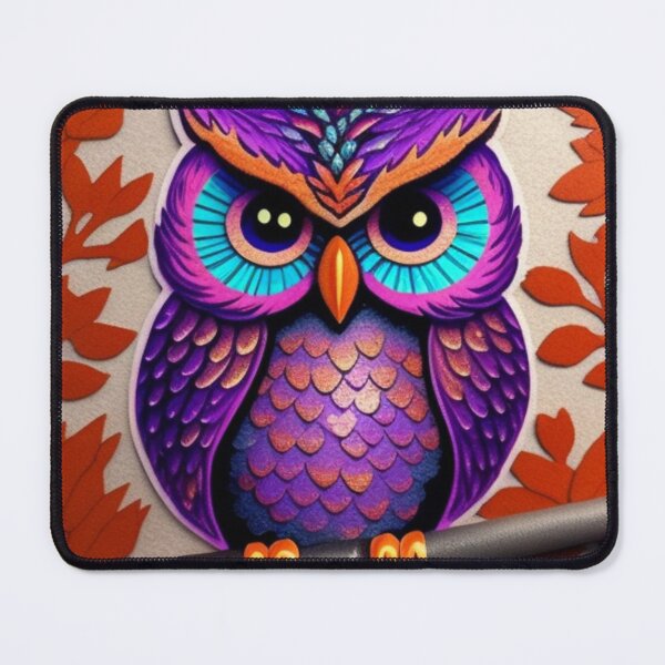 Item preview, Purple owl designed and sold by Roxburylane.