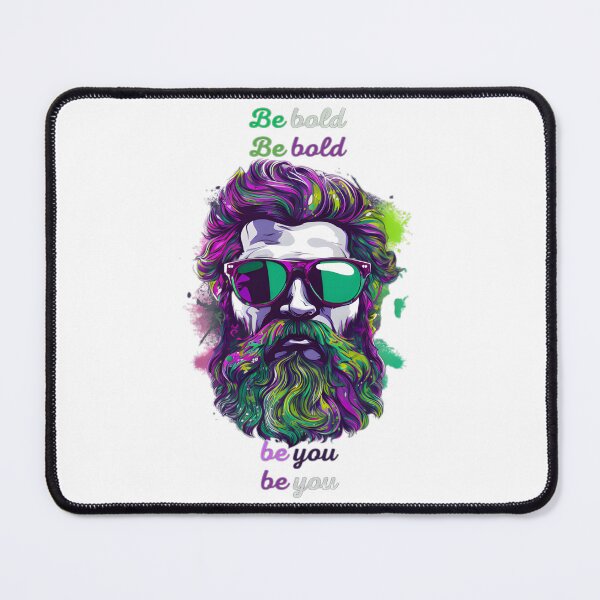 Item preview, Colorful Beard Man with Sunglasses designed and sold by alaa-mously.