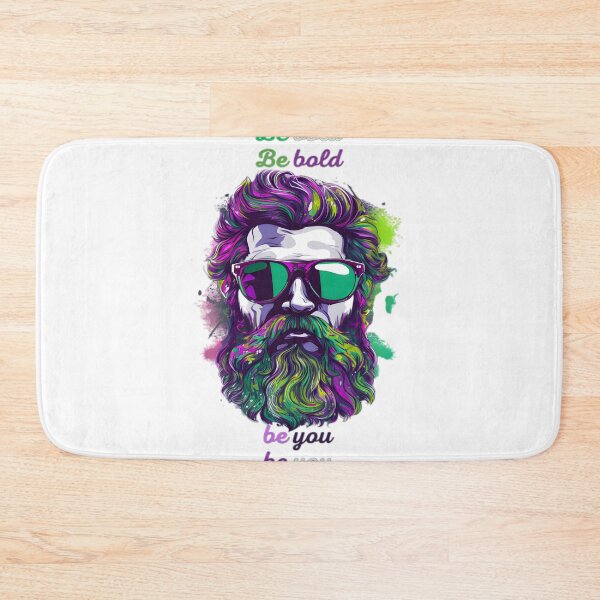 Item preview, Colorful Beard Man with Sunglasses designed and sold by alaa-mously.