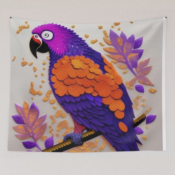 Item preview, Colorful parrot  designed and sold by Roxburylane.