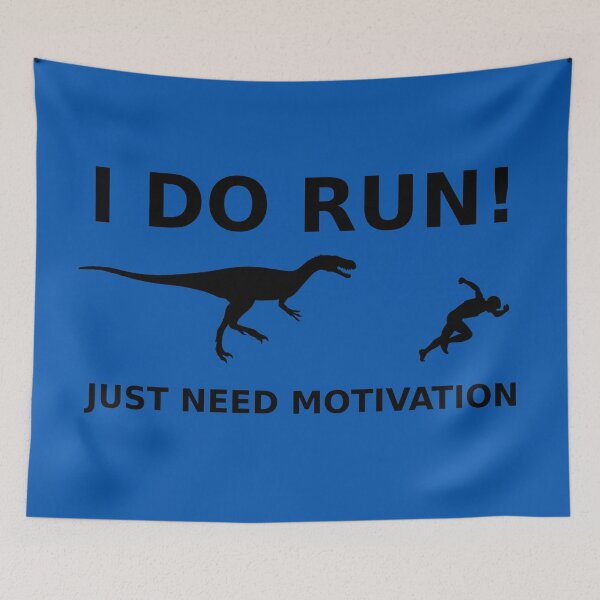 Item preview, I Do Run (dinosaur) designed and sold by Jeremy Crotty.