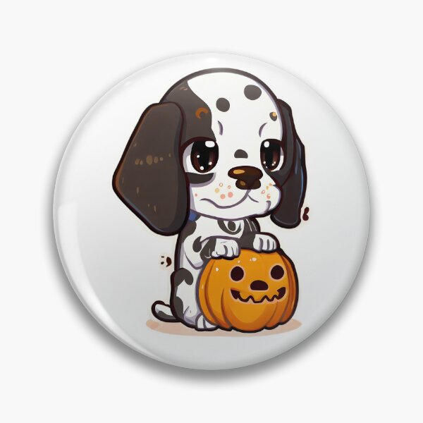 Item preview, Chibi English Pointer in Halloween designed and sold by City0fDreams.