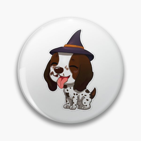 Item preview, Chibi English Pointer in Halloween designed and sold by City0fDreams.