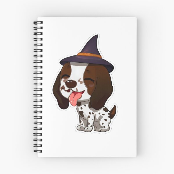 Item preview, Chibi English Pointer in Halloween designed and sold by City0fDreams.