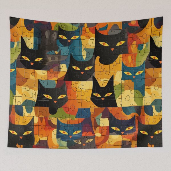 Item preview, Difficult Cat Jigsaw Puzzle  designed and sold by Nicholas Panek.