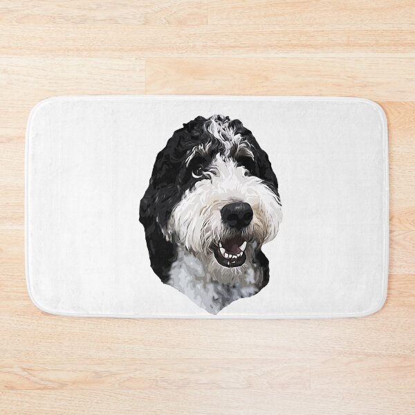 Item preview, Bernedoodle Cute Black and White Puppy Dog designed and sold by Elarex.