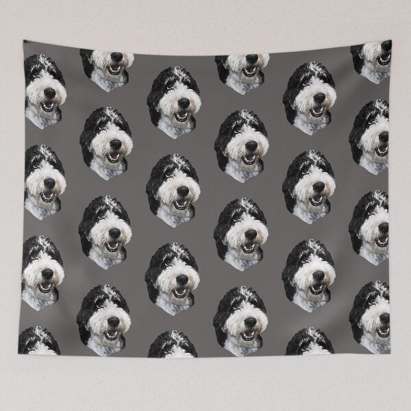 Item preview, Bernedoodle Cute Black and White Puppy Dog designed and sold by Elarex.