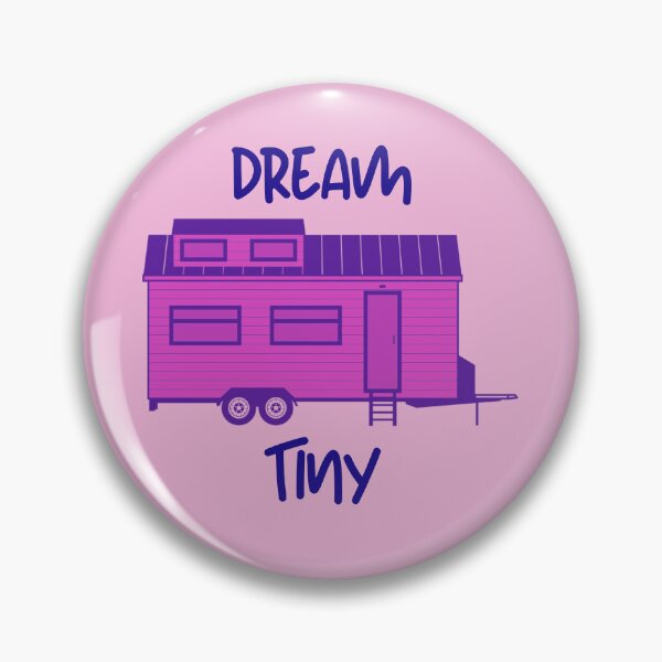 Item preview, Dream Tiny, Tiny Home Pink and Purple designed and sold by Neeshki.