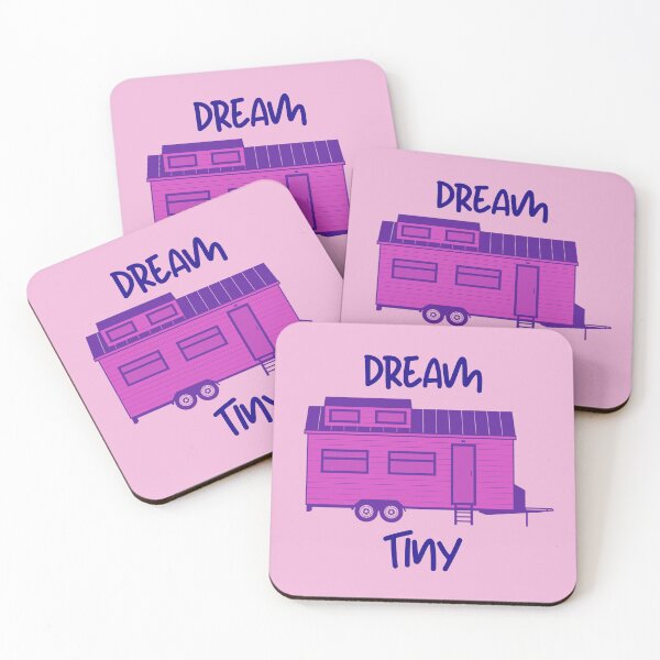 Item preview, Dream Tiny, Tiny Home Pink and Purple designed and sold by Neeshki.