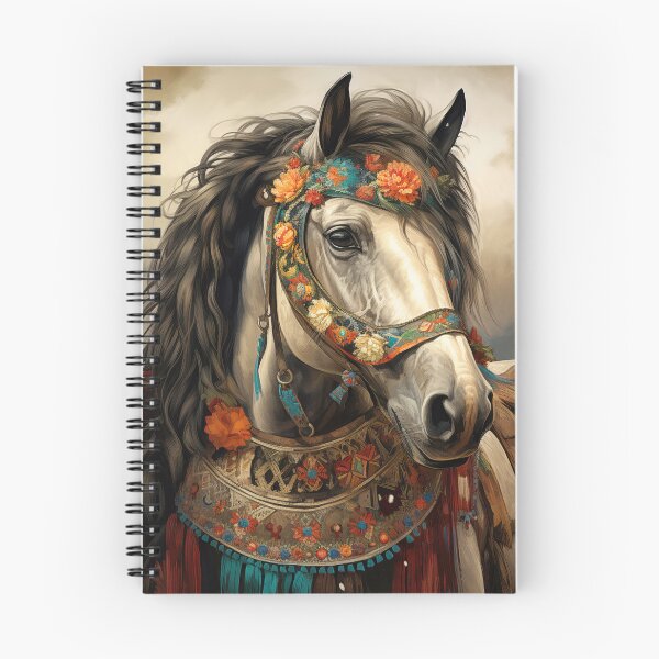 Item preview, White Irish Cob Horse designed and sold by Elisabeth Lucas.