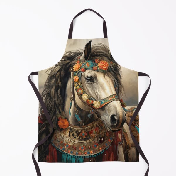 Item preview, White Irish Cob Horse designed and sold by Elisabeth Lucas.
