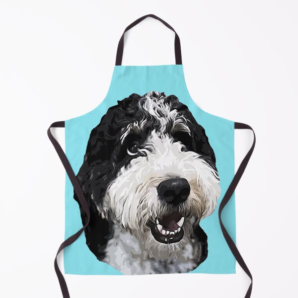 Item preview, Bernedoodle Cute Black and White Puppy Dog designed and sold by Elarex.