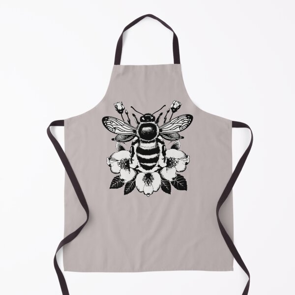 Item preview, Bee Vintage Illustration black and white designed and sold by Bauani.