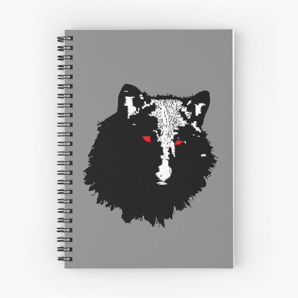 Item preview, angry Wild Head Wolf face forest animal designed and sold by 4rpixs.