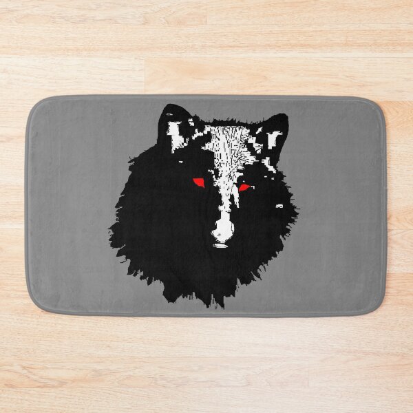 Item preview, angry Wild Head Wolf face forest animal designed and sold by 4rpixs.