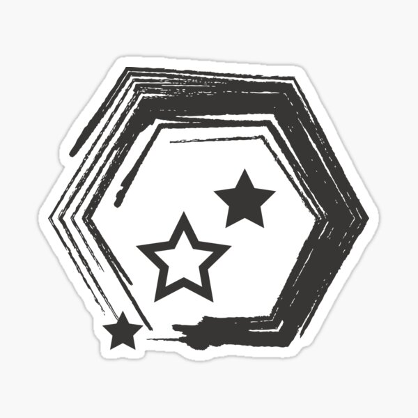diamonds and stars Sticker