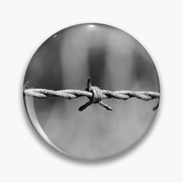 Item preview, Barbwire fence Black and white designed and sold by IPPhotography.