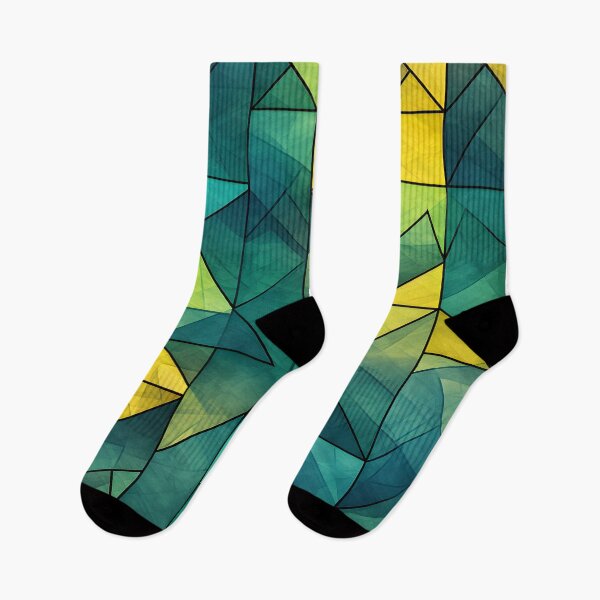 Item preview, The complex triangular geometric pattern alternates. designed and sold by maii7879.