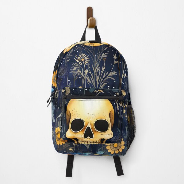 Item preview, Skulls Flowers Midnight Garden designed and sold by GirlGlowGraphic.