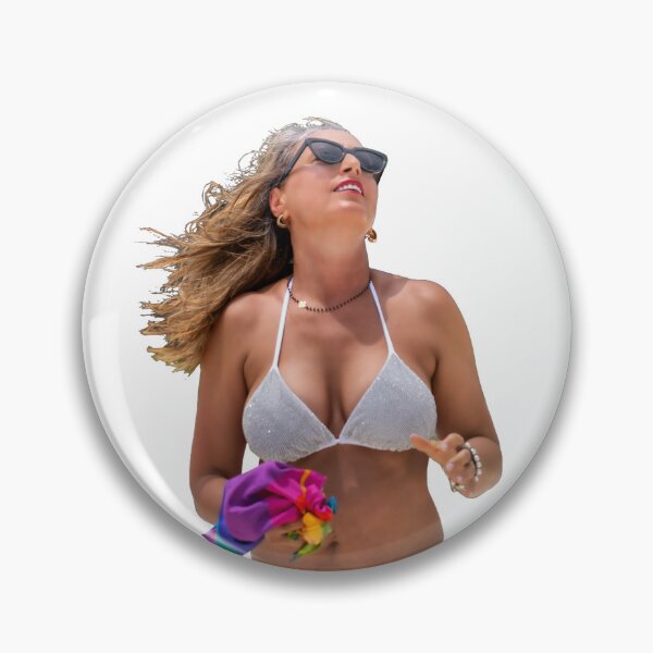Item preview, Woman Wearing a Silver Bikini and Sunglasses designed and sold by alankamer.