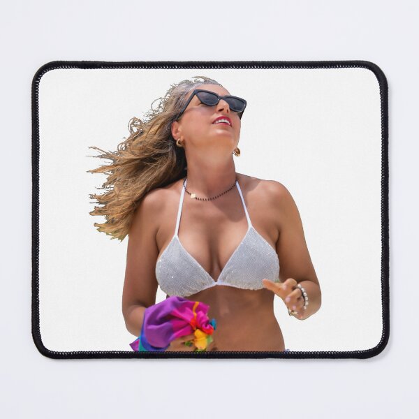 Item preview, Woman Wearing a Silver Bikini and Sunglasses designed and sold by alankamer.