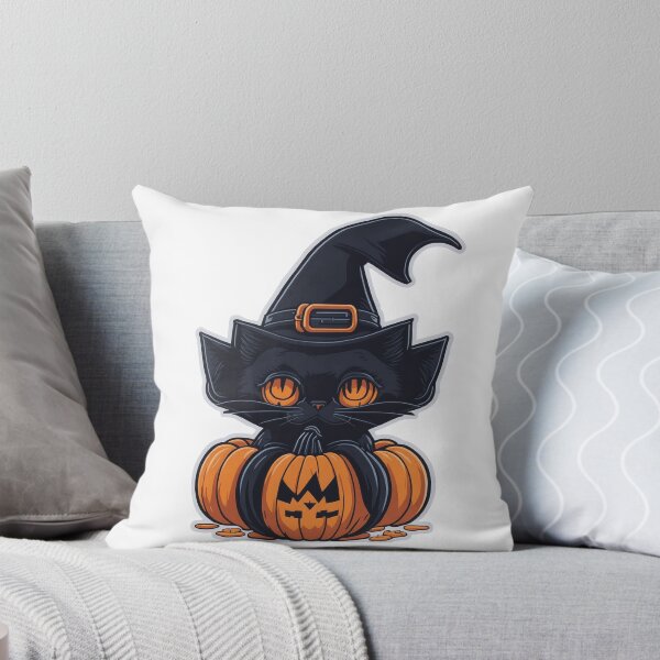 Item preview, Cute Black Cat Wearing Wizard Hat 3 designed and sold by NidADesign.