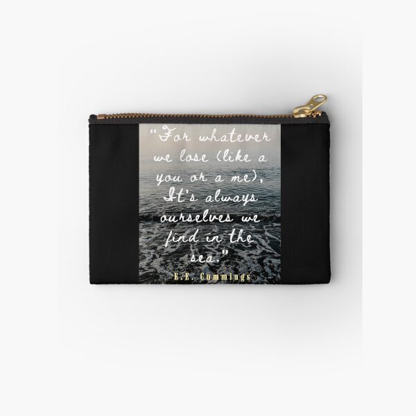 Item preview, E. E. Cummings: For whatever we lose(like a you or a me) it’s always ourselves we find in the sea. designed and sold by artbleed.